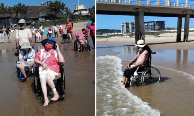 Enjoying a life worth living – elders visit uShaka Beach