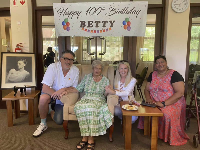 Happy 100th birthday,  to Elsbeth ‘Betty’ Lombard