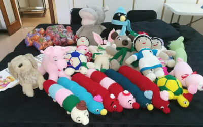 Elders give back with these delightful knitted toys for kids