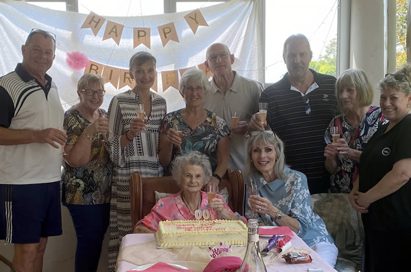 Celebrating 100 years of life with Mrs Rosemary De Waal