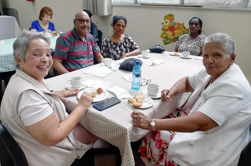 Tea party for elders