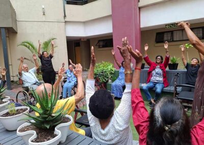 Exercise In Garden Brings Healing To Their Bodies
