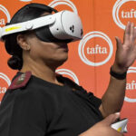 Sr Fiona tests the VREP