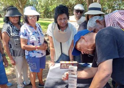 Seaside Seniors Outing Picnic At Japanese Garden.