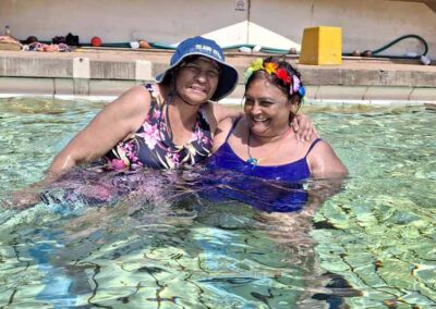 Fun day out in the pool for the Gala