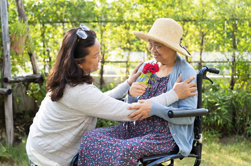 Role reversal – caring for mom