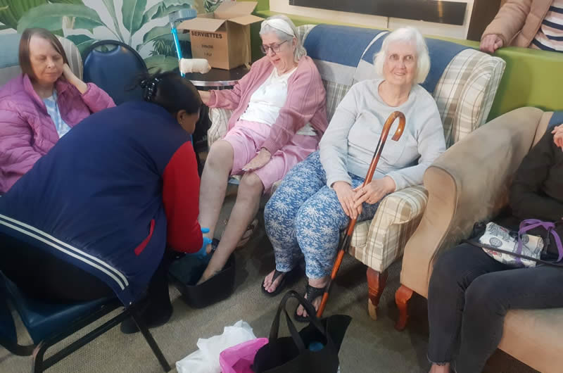Pampering elders on Mandela Day