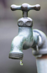 tap has run dry
